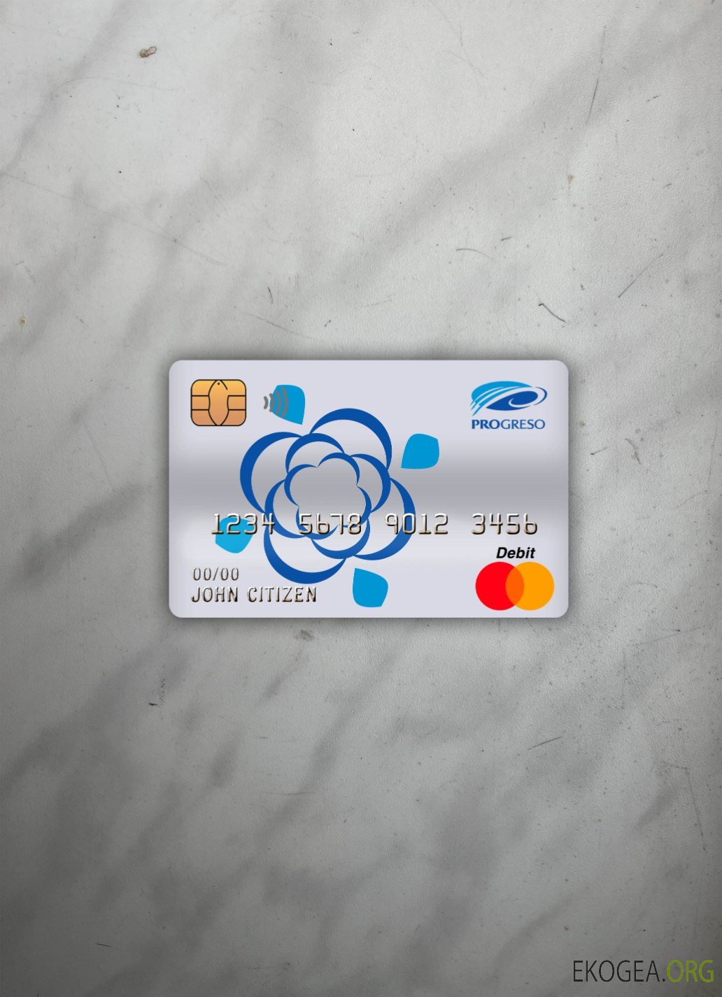 République dominicaine Progreso bank master carte de débit photolook ,